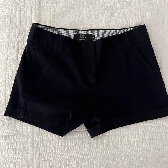 J. CREW NAVY CHINO SHORTS SIZE 2 - Picture 3 of 4